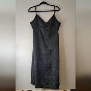 Sisley satin midi dress